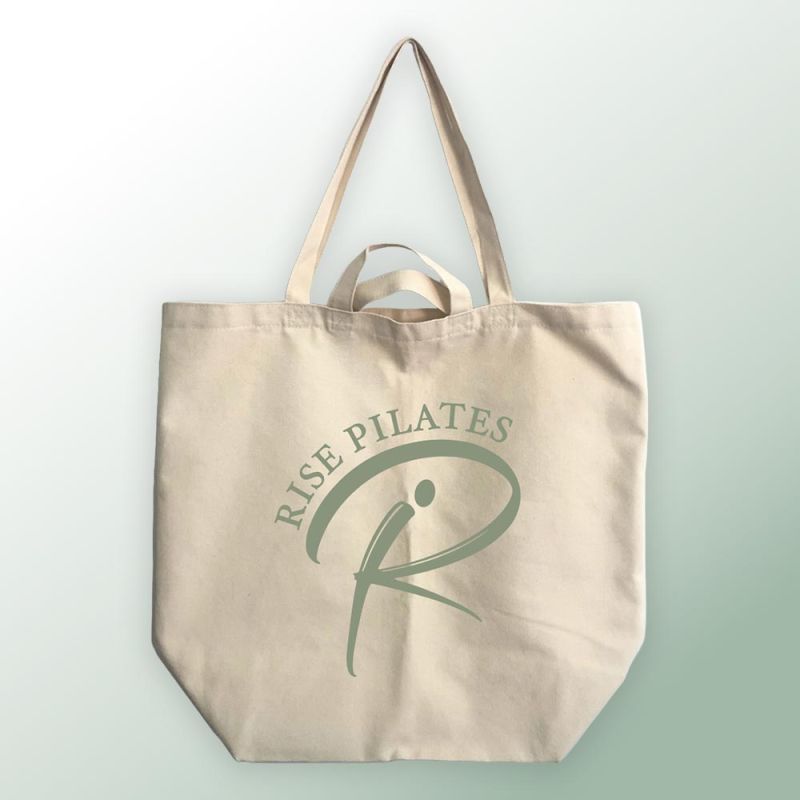 Rise Pilates Logo Tote Bag